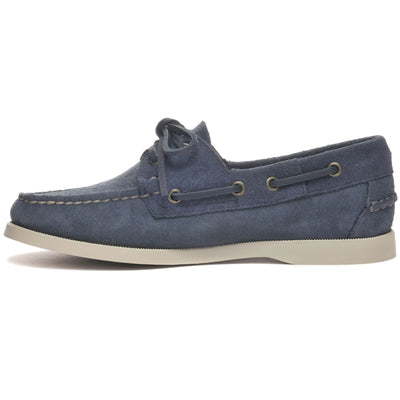 Docksides Woman PORTLAND FLESH OUT WOMAN Mocassin BLUE NAVY Dressed Side (jpg Rgb)		