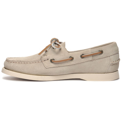 Docksides Woman PORTLAND FLESH OUT WOMAN Mocassin BROWN TAUPE Dressed Side (jpg Rgb)		