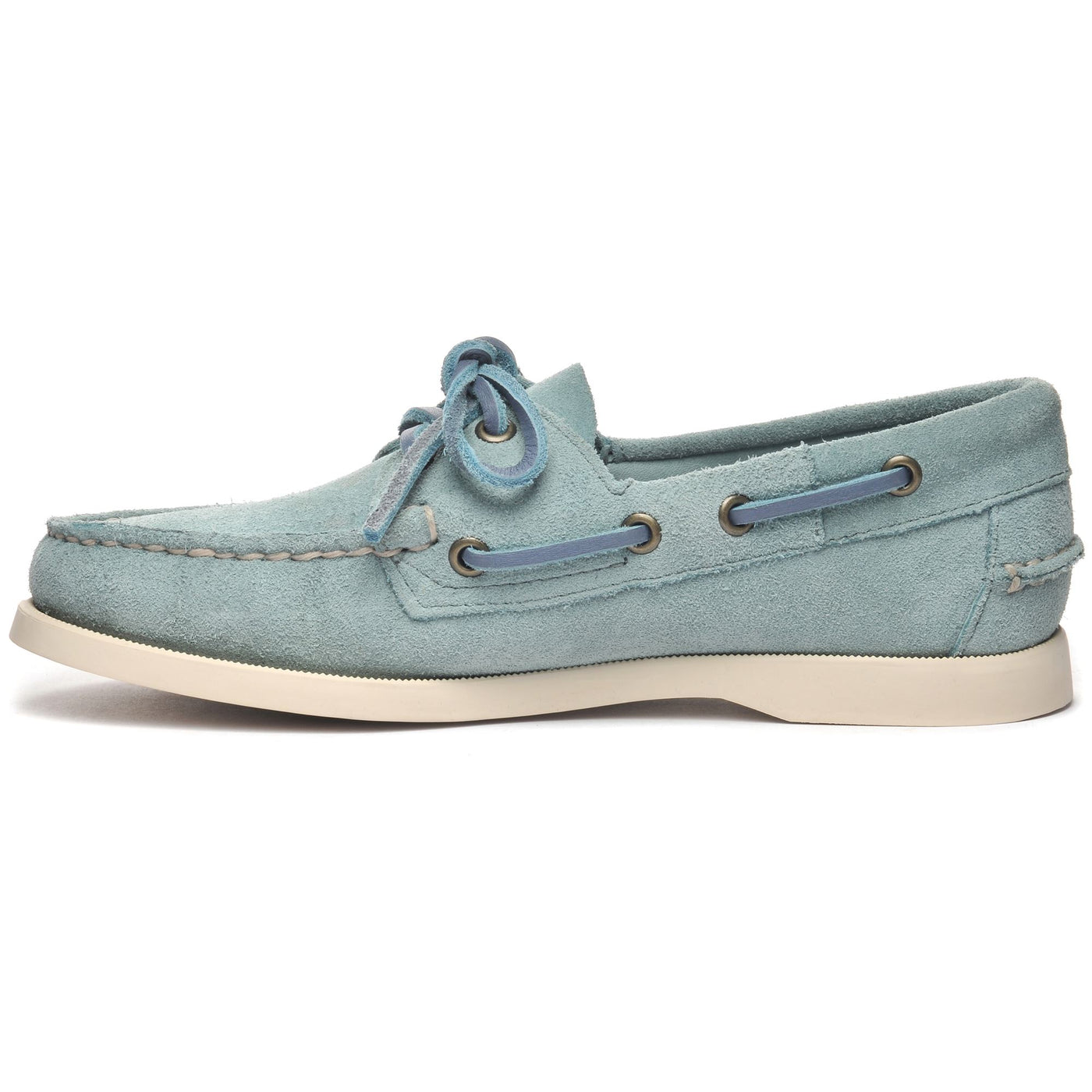 Docksides Woman PORTLAND FLESH OUT WOMAN Mocassin GREEN LICHEN Dressed Side (jpg Rgb)		