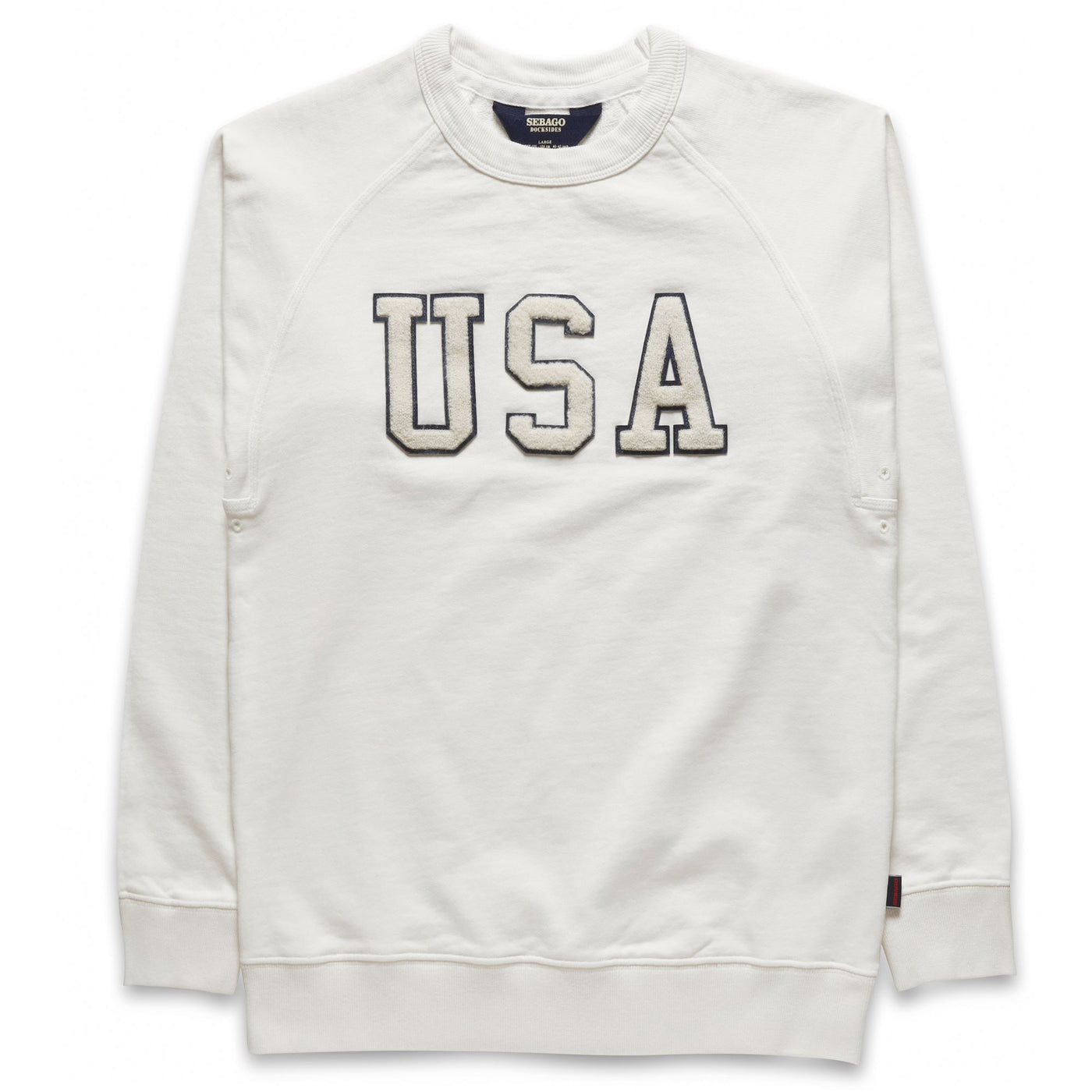 Fleece Man BOW Jumper WHITE NATURAL USA Photo (jpg Rgb)			