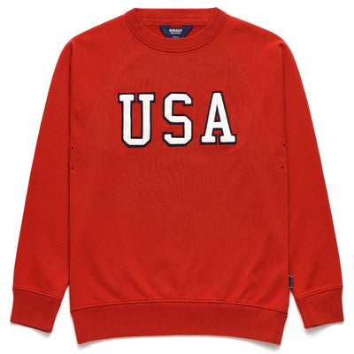 Fleece Man BOW Jumper RED USA Photo (jpg Rgb)			