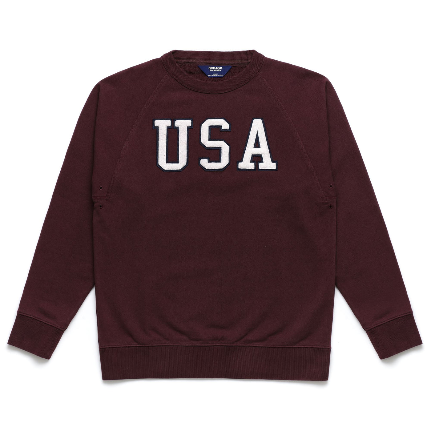 Fleece Man BOW Jumper BORDEAUX USA – Sebago.com