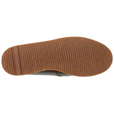 Moc Man ROGDEN MID WAXY SUEDE Mid Cut DK BROWN-DK MILITARY Dressed Front (jpg Rgb)	