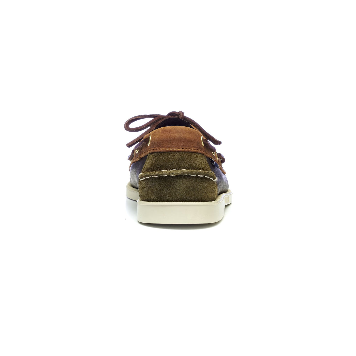 Docksides Man PORTLAND LEA OIL CH SUE Mocassin BLUE NAVY- BROWN TAN- GREEN MUSK Detail (jpg Rgb)			