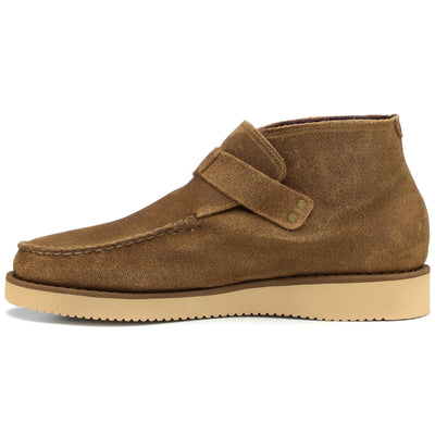 Moc Man RING BOOT Mid Cut BEIGE TAFFY - BEIGE SAND Dressed Side (jpg Rgb)		