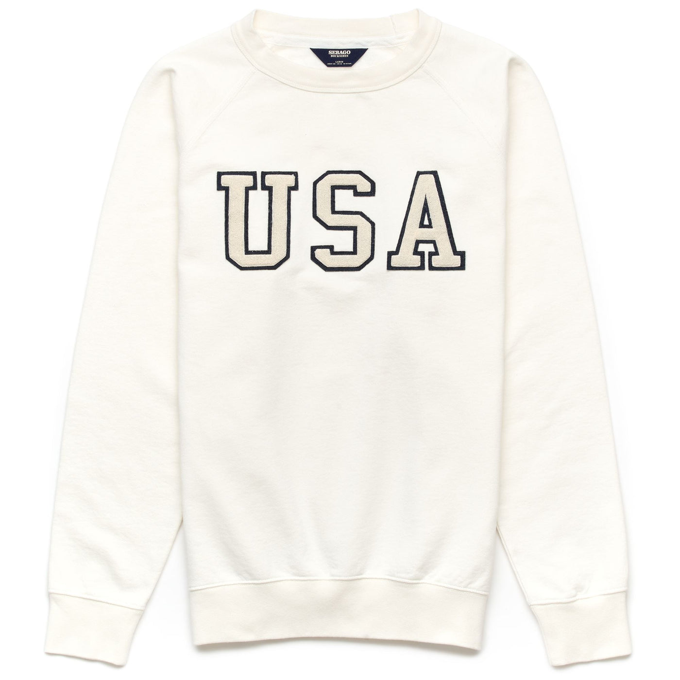 Fleece Unisex BOW Jumper WHITE NATURAL USA Photo (jpg Rgb)			