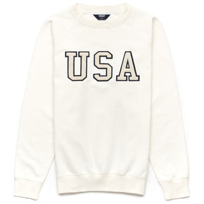 Fleece Unisex BOW Jumper WHITE NATURAL USA Photo (jpg Rgb)			