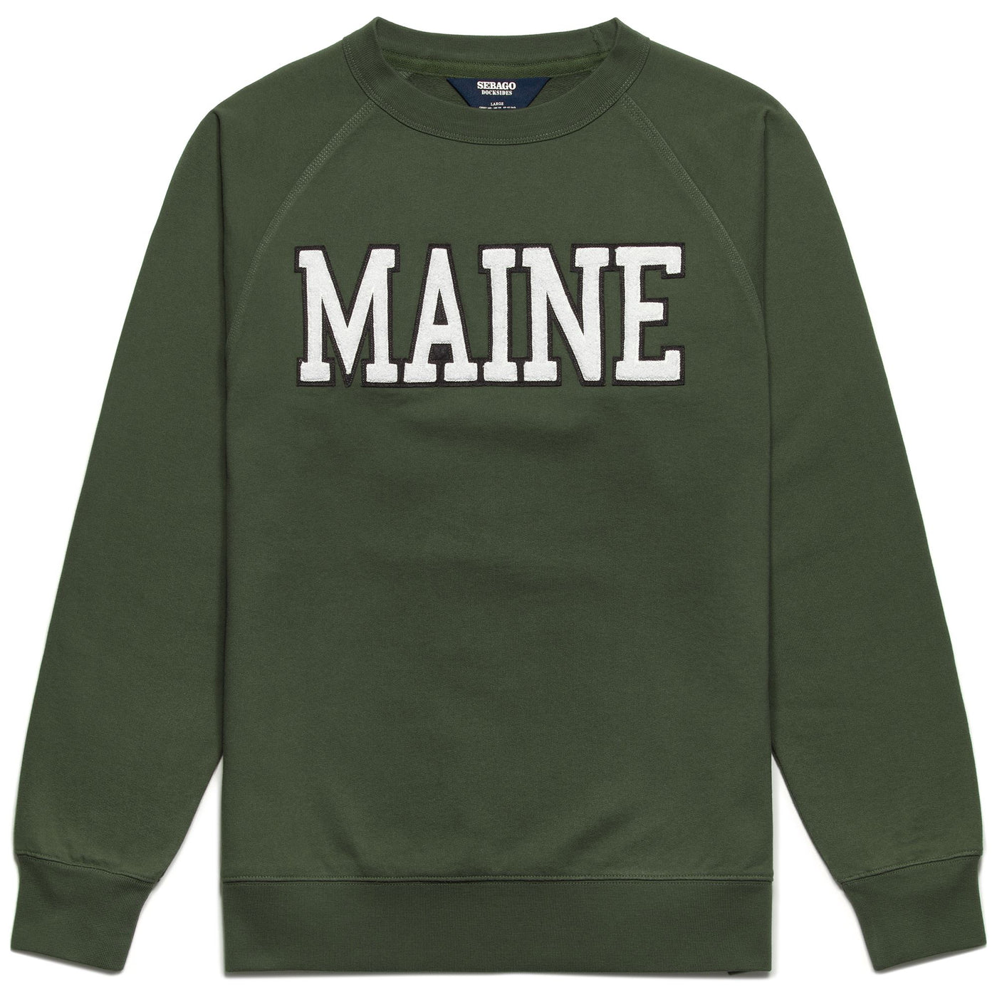 Fleece Unisex BOW Jumper GREEN MAINE Photo (jpg Rgb)			