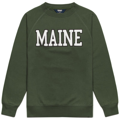 Fleece Unisex BOW Jumper GREEN MAINE Photo (jpg Rgb)			