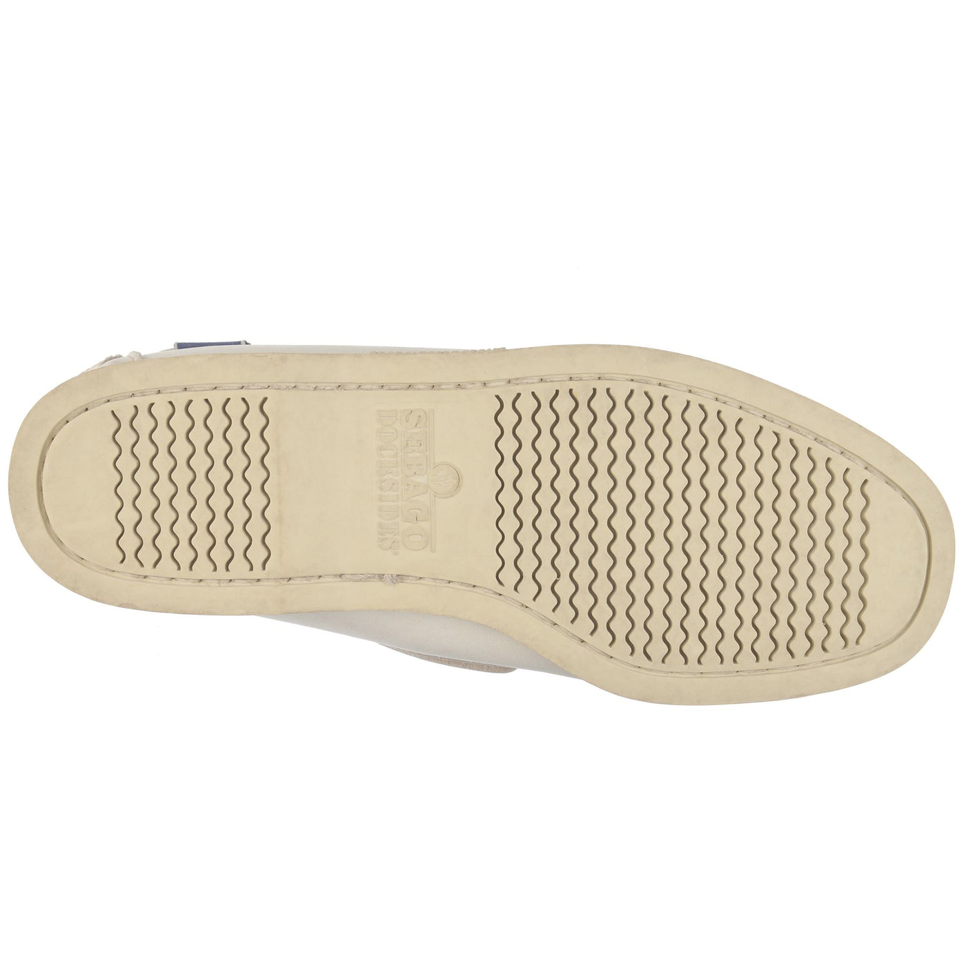 Docksides Man DOCKSIDES PORTLAND  10 SUMMERS Mocassin WHITE Dressed Front (jpg Rgb)	