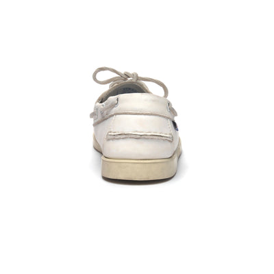 Docksides Man DOCKSIDES PORTLAND  10 SUMMERS Mocassin WHITE Detail (jpg Rgb)			
