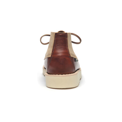 Moc Man TATANKA EVA WAXY SUEDE Mid Cut BROWN-BEIGE CAMEL Detail (jpg Rgb)			