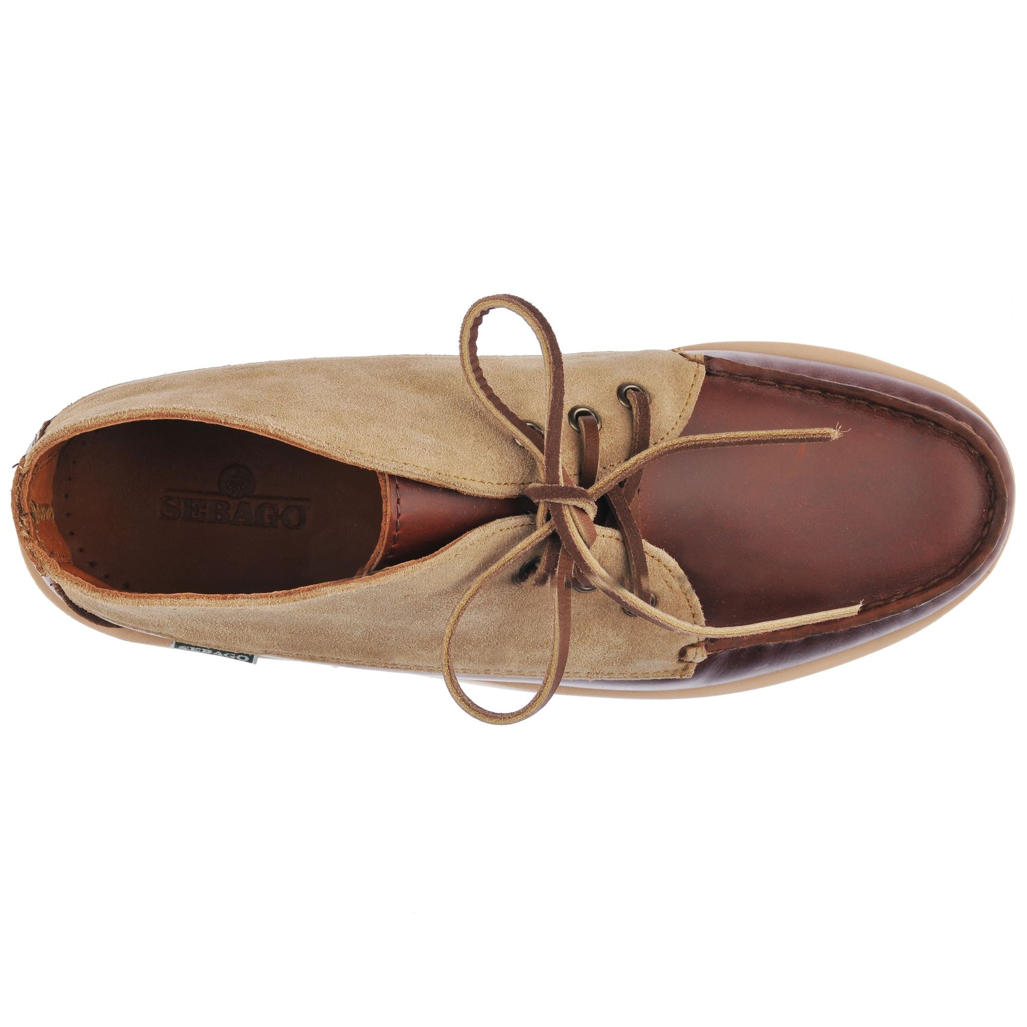 TATANKA EVA WAXY SUEDE Moc Mid Cut Man BROWN BEIGE CAMEL