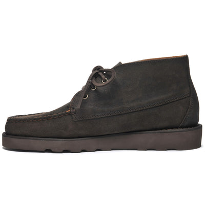 Moc Man TATANKA EVA SUEDE WAXED Mid Cut TOTAL DK BROWN | sebago Dressed Side (jpg Rgb)		