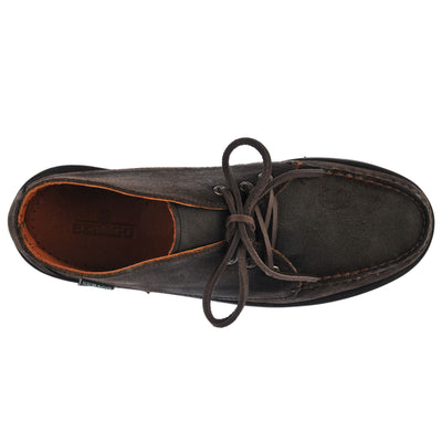 Moc Man TATANKA EVA SUEDE WAXED Mid Cut TOTAL DK BROWN | sebago Dressed Back (jpg Rgb)		