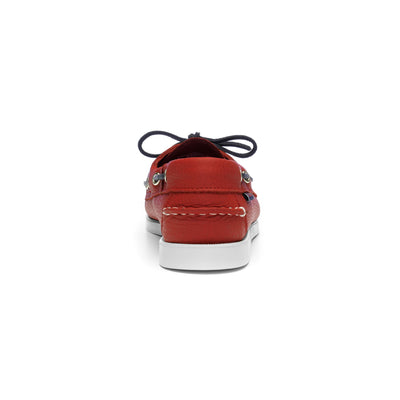 Docksides Woman PORTLAND FISHER WOMAN Mocassin RED Detail (jpg Rgb)			