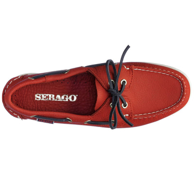 Docksides Woman PORTLAND FISHER WOMAN Mocassin RED Dressed Back (jpg Rgb)		