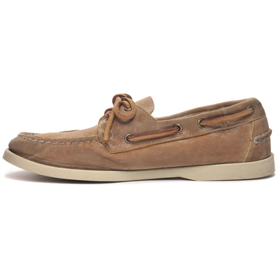 Docksides Man DOCKSIDES PORTLAND CRAZY HORSE 10 SUMMERS Mocassin BROWN TAN Dressed Side (jpg Rgb)		