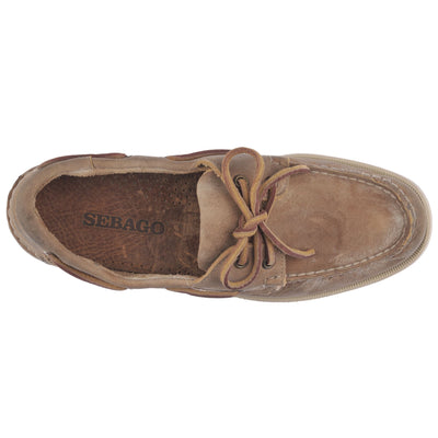 Docksides Man DOCKSIDES PORTLAND CRAZY HORSE 10 SUMMERS Mocassin BROWN TAN Dressed Back (jpg Rgb)		