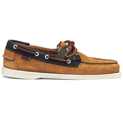 Docksides Man PORTLAND SUE-NBK-TMB Mocassin Brown Tan- Blue Navy- White | Sebago Photo (jpg Rgb)			