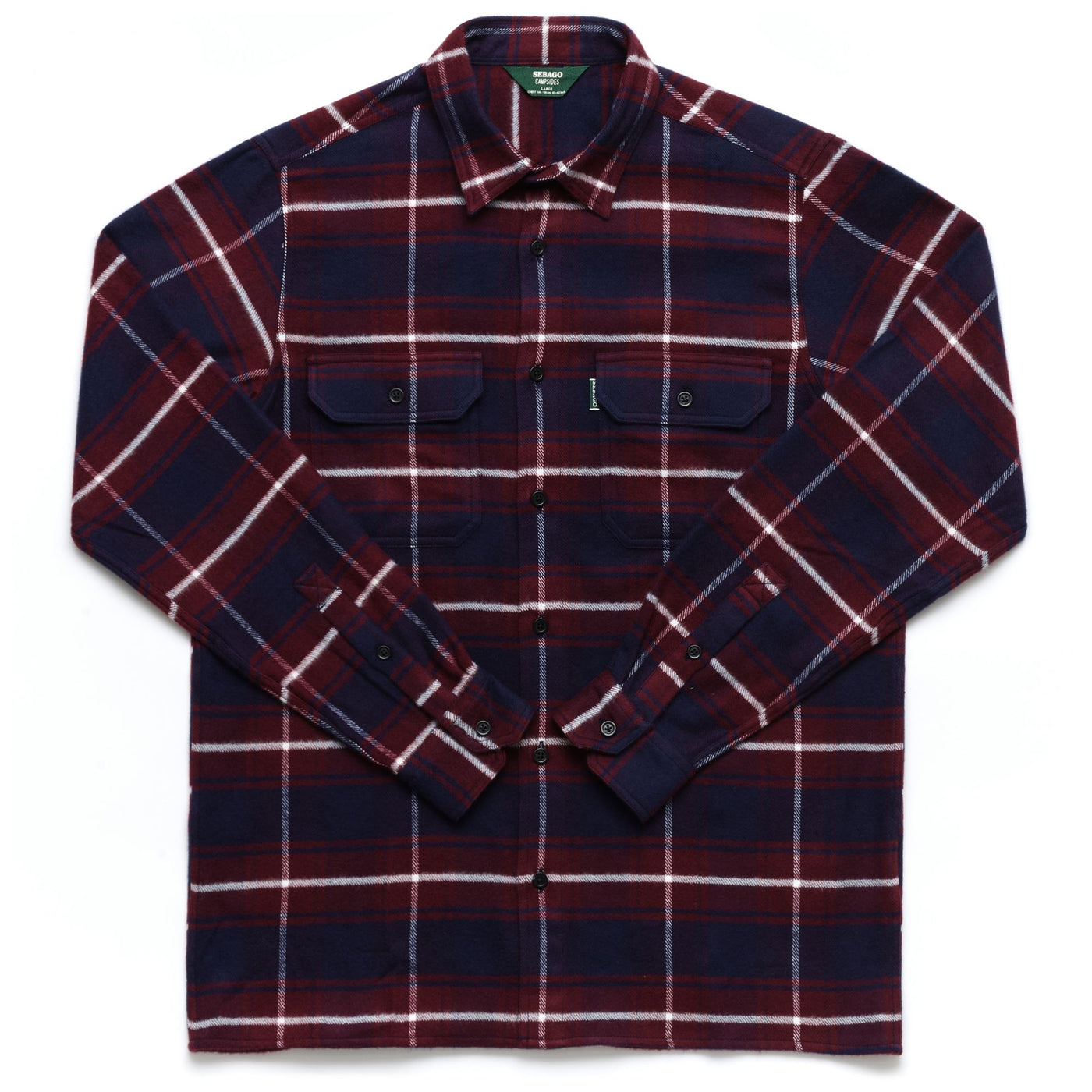 SHIRTS Man LILYBAY CLASSIC BORDEAUX-BLUE-WHITE | sebago Photo (jpg Rgb)			
