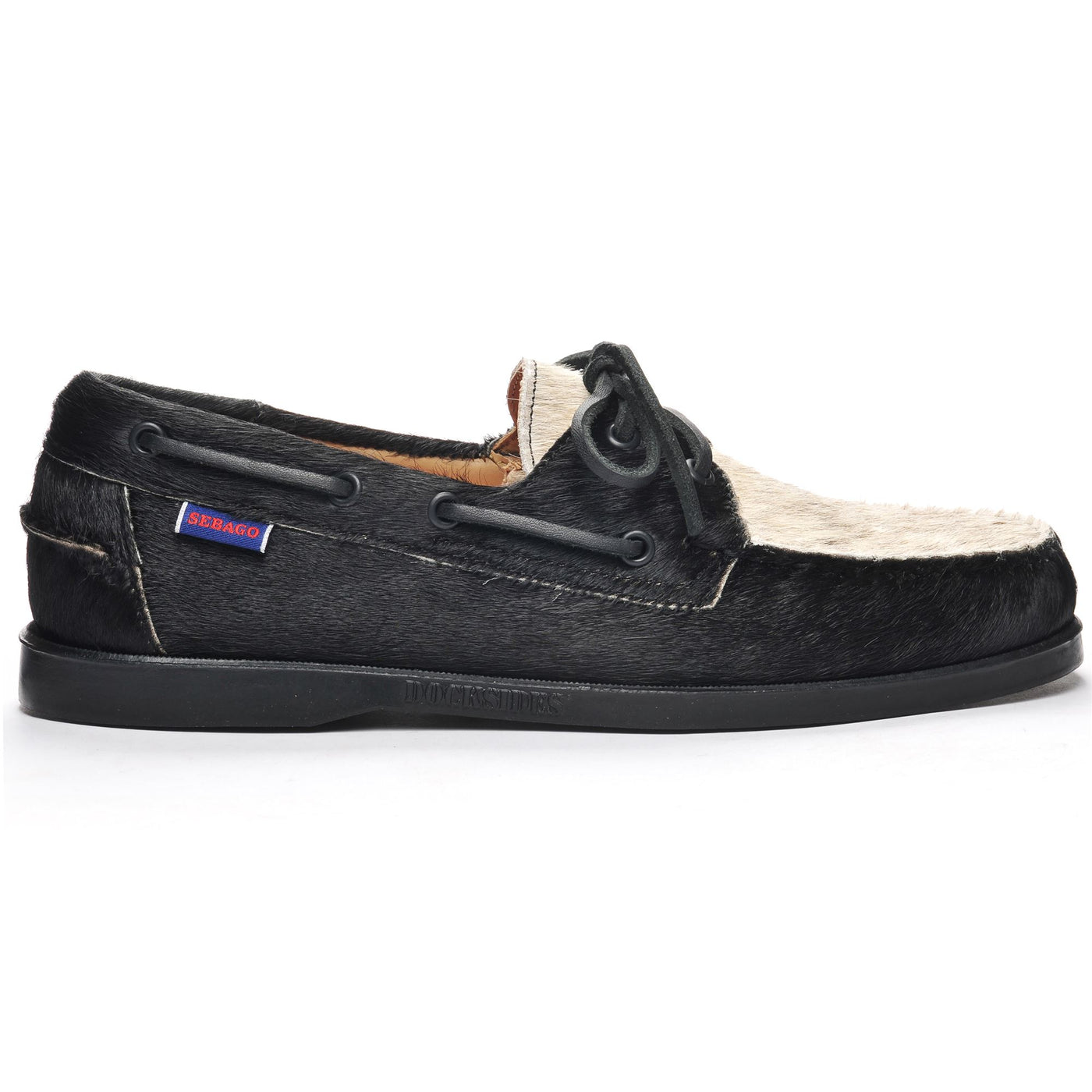 Docksides Man DOCKSIDES PORTLAND RAW Mocassin BLACK-WHITE Photo (jpg Rgb)			