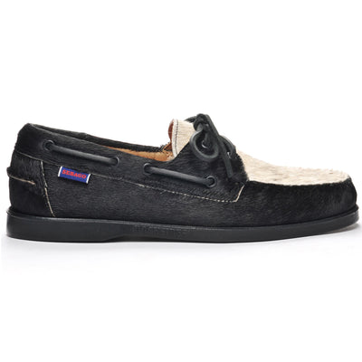 Docksides Man DOCKSIDES PORTLAND RAW Mocassin BLACK-WHITE Photo (jpg Rgb)			