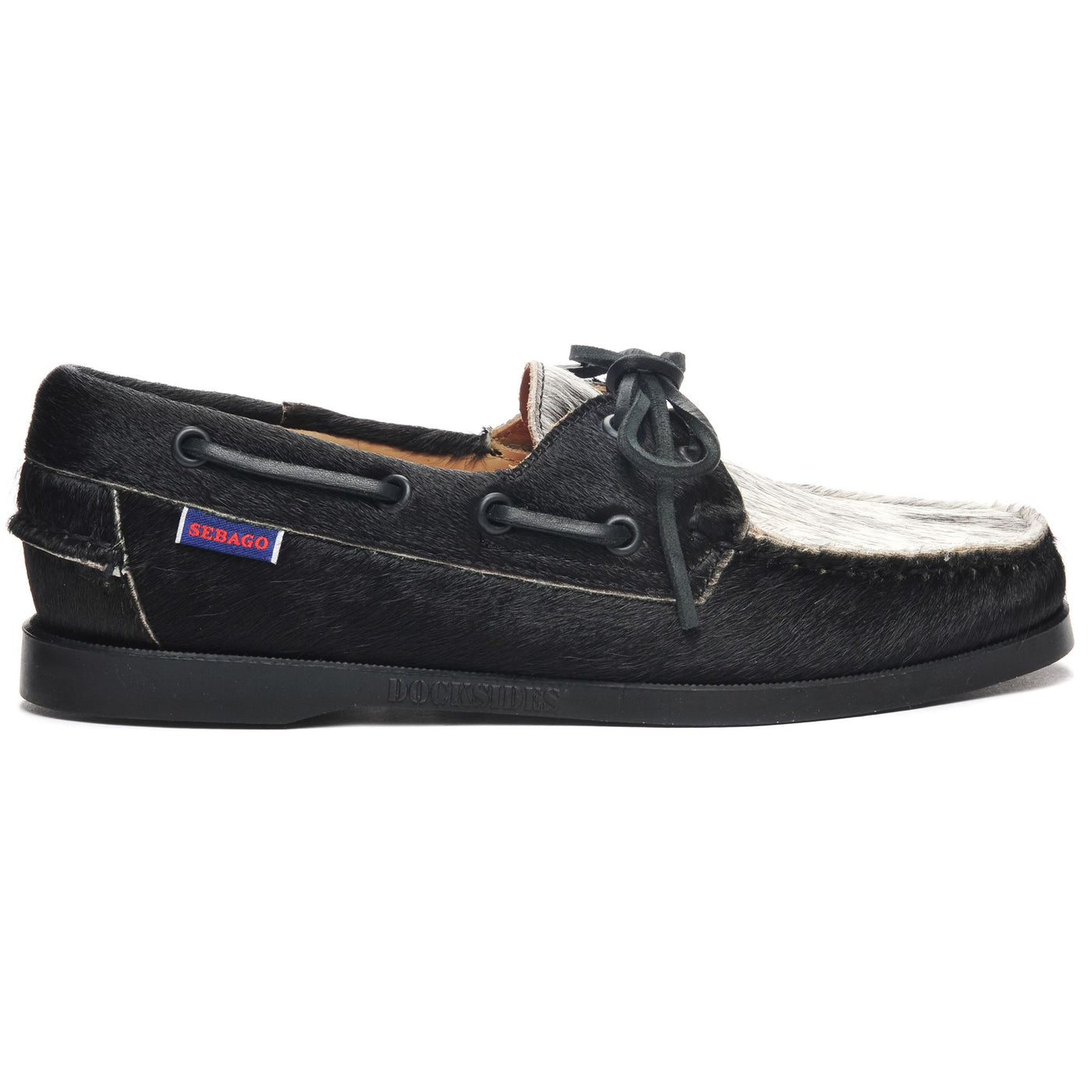 Docksides Woman DOCKSIDES PORTLAND RAW WOMAN Mocassin BLACK-WHITE Photo (jpg Rgb)			