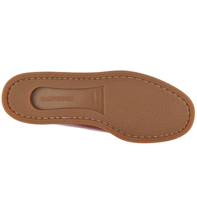 Moc Man ASKOOK KILIAN Moccasin BROWN GINGER- GUM Dressed Front (jpg Rgb)	