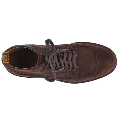 Ankle Boots Man EASTON SUEDE GYW TANK Laced DK BROWN Dressed Back (jpg Rgb)		