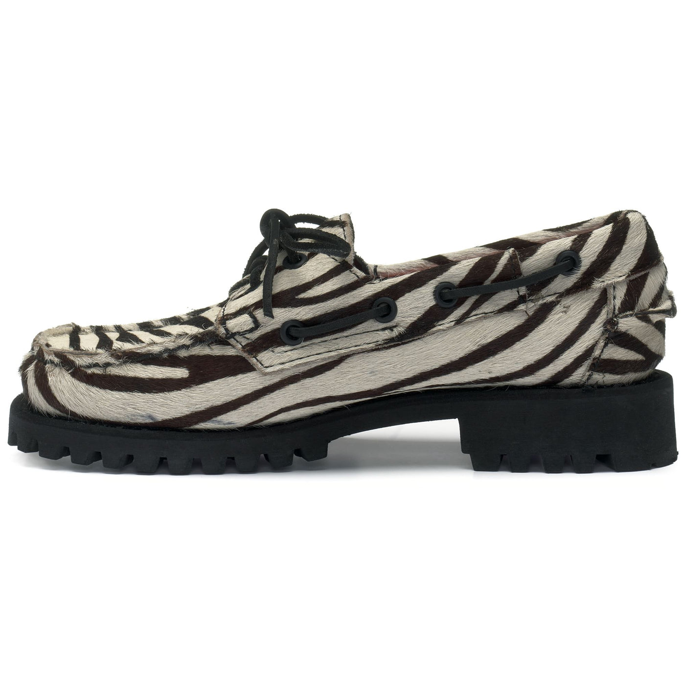 Moc Woman RANGER WILD WOMAN Moccasin ZEBRA Dressed Side (jpg Rgb)		