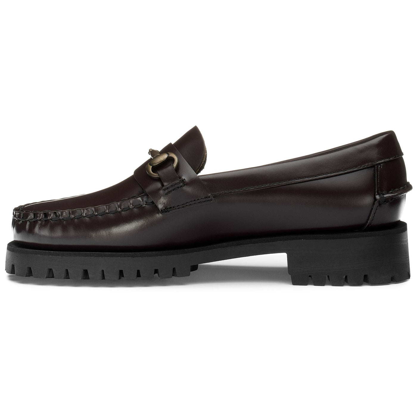 Moc Woman JOE LUG WOMAN Moccasin DK BROWN Dressed Side (jpg Rgb)		
