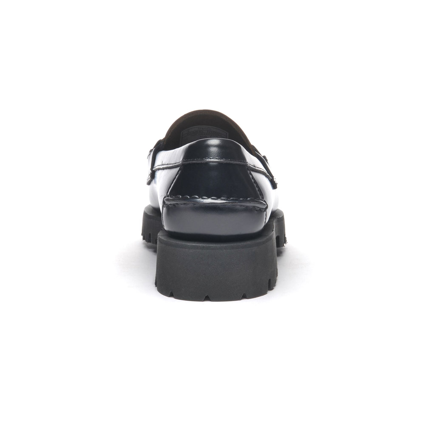 Moc Woman JOE LUG WOMAN Moccasin BLACK Detail (jpg Rgb)			