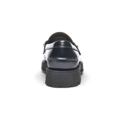Moc Woman JOE LUG WOMAN Moccasin BLACK Detail (jpg Rgb)			
