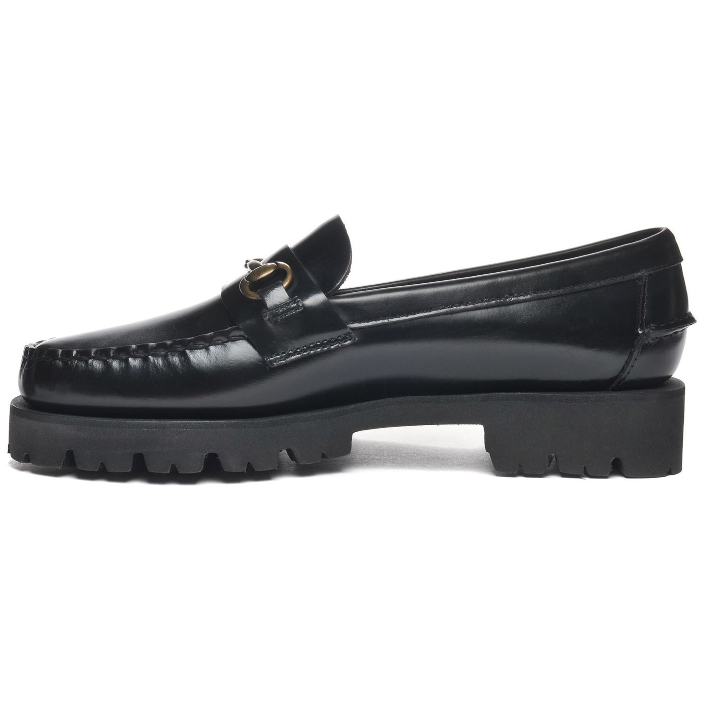 Moc Woman JOE LUG WOMAN Moccasin BLACK Dressed Side (jpg Rgb)		