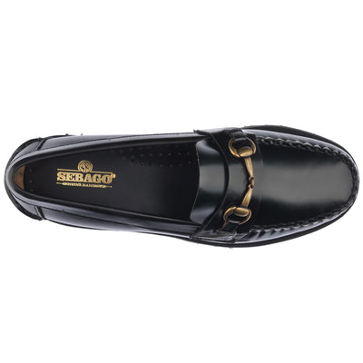 Moc Woman JOE LUG WOMAN Moccasin BLACK Dressed Back (jpg Rgb)		