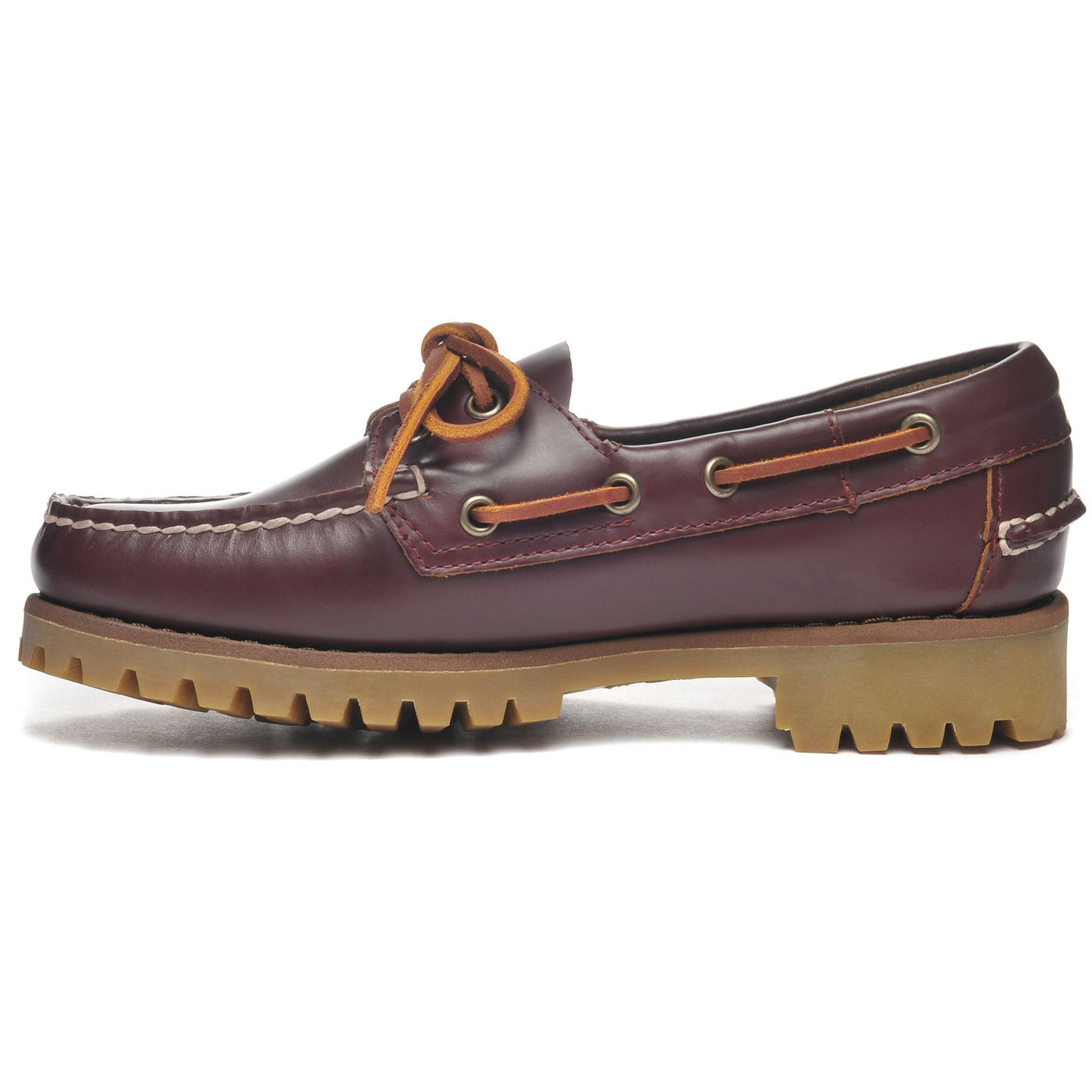 Moc Woman RANGER MOC SOFT WOMAN Low Cut GARNET Dressed Side (jpg Rgb)		