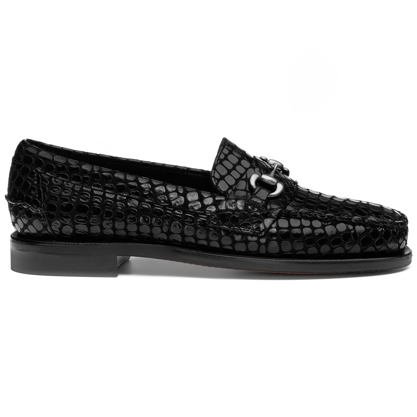Moc Man JOE CROCO Moccasin Black | Sebago Photo (jpg Rgb)			