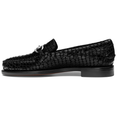 Moc Man JOE CROCO Moccasin Black | Sebago Dressed Side (jpg Rgb)		