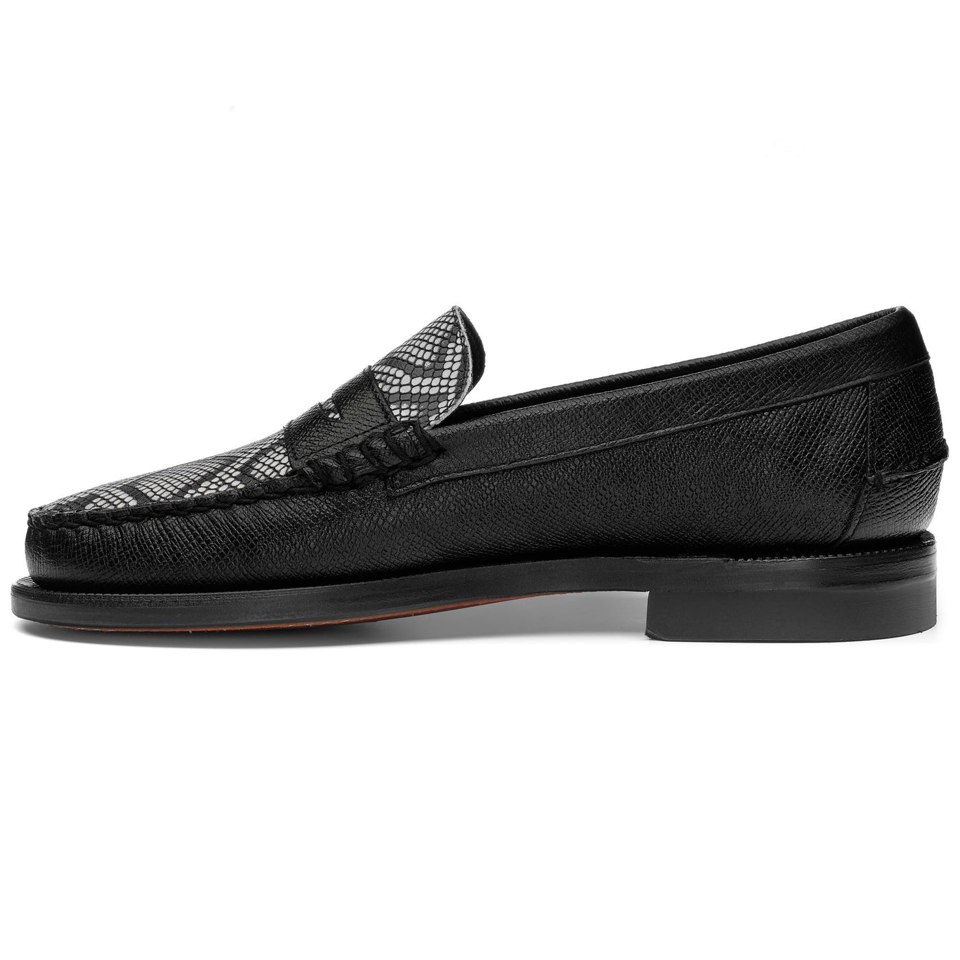 Moc Man DAN PITONE Moccasin Black | Sebago Dressed Side (jpg Rgb)		