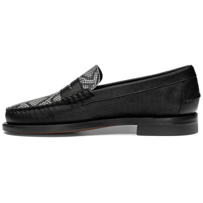 Moc Man DAN PITONE Moccasin Black | Sebago Dressed Side (jpg Rgb)		