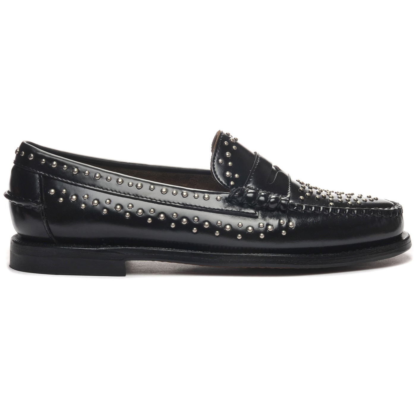 Moc Woman DAN STUDS WOMAN Moccasin BLACK Photo (jpg Rgb)			