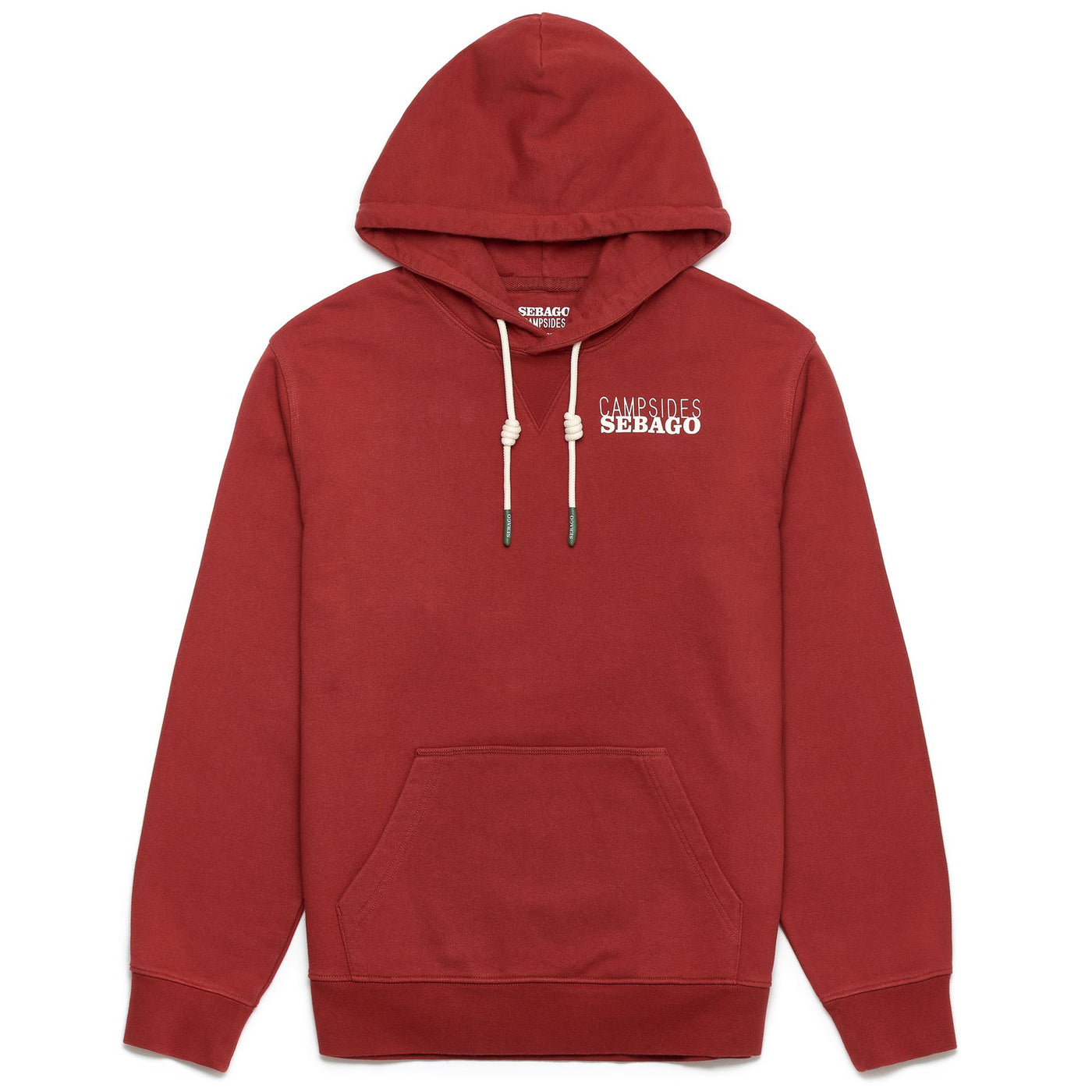 Fleece Man BRUNSWICK Jumper RED POMPEIAN Photo (jpg Rgb)			