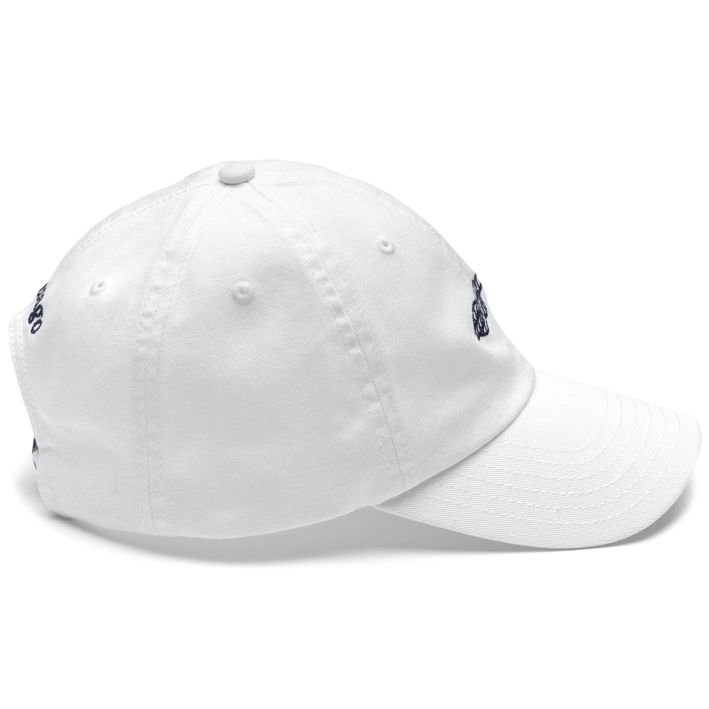 Headwear Unisex CONNOR KNOT Cap WHITE Dressed Back (jpg Rgb)		