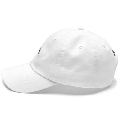 Headwear Unisex CONNOR KNOT Cap WHITE Dressed Front (jpg Rgb)	