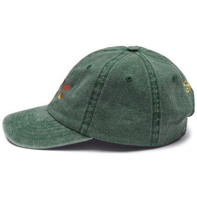 Headwear Unisex CONNOR NAUTICAL FLAGS Cap GREEN DK Dressed Front (jpg Rgb)	