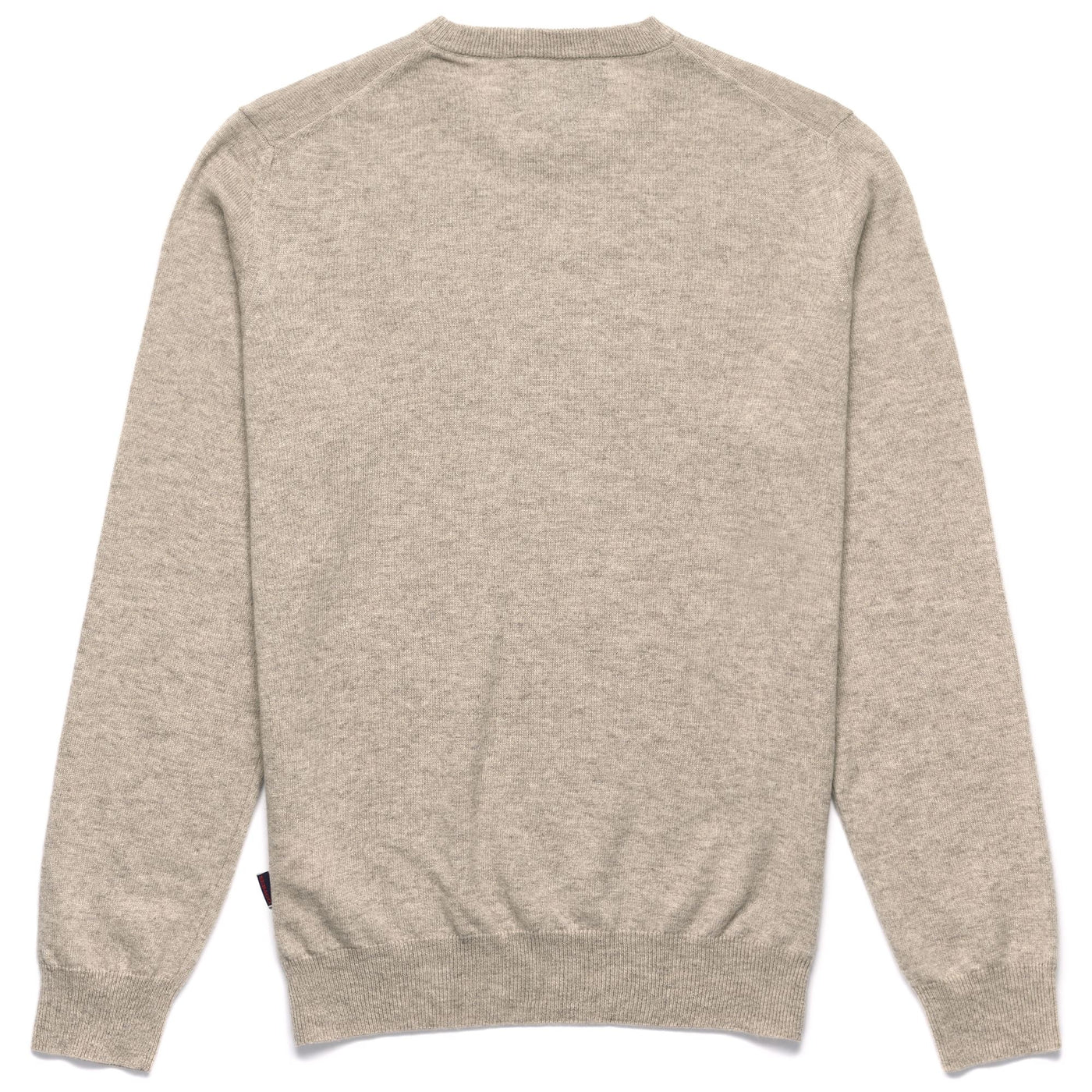 Knitwear Unisex SEARSMONT Jumper BEIGE SANDY Dressed Front (jpg Rgb)	