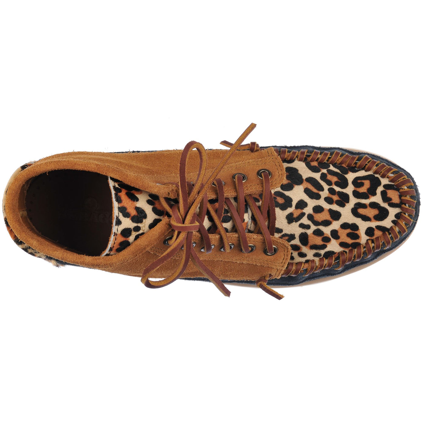 Moc Man CAYUGA MID WILD Mid Cut BlueNavy-Cognac-Leopard | Sebago Dressed Back (jpg Rgb)		